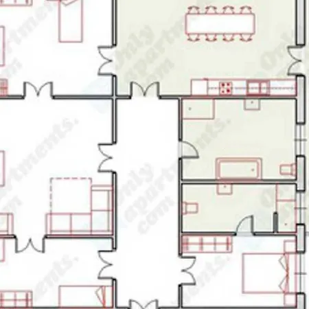 140sqm, 3bdr, 2bth Stanislas In Location Lejlighed